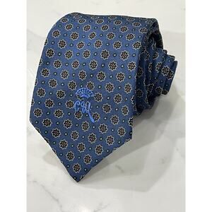 Vintage John Ashe Fort Worth Belgravia Countess Mara Foulard Silk Tie 55.5 x 3.5